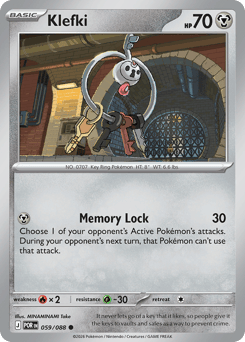 Zeldzame Klefki Pokémon kaart online kopen bij Find My Card