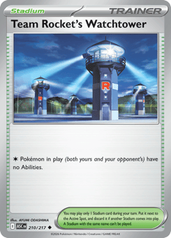 Team Rocket's Watchtower - 210/217