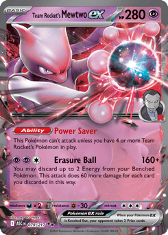 Team Rocket's Mewtwo ex - 79/217