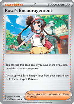 Zeldzame Rosa's Encouragement Pokémon Trainer kaart online kopen bij Find My Card