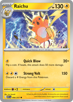 Raichu - 56/217