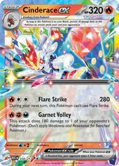 Cinderace ex - 38/217