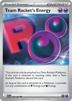 Team Rocket's Energy - 217/217