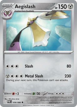 Zeldzame Aegislash Pokémon kaart online kopen bij Find My Card