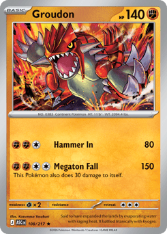 Groudon - 108/217