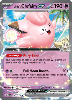 Lillie's Clefairy ex - 76/217