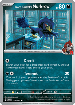 Team Rocket's Murkrow - 126/217