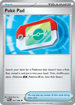 Zeldzame Poké Pad Pokémon Trainer kaart online kopen bij Find My Card