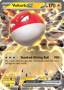 Voltorb ex - 58/217
