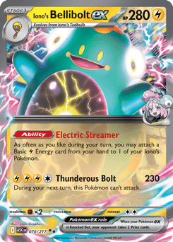 Iono's Bellibolt ex - 70/217