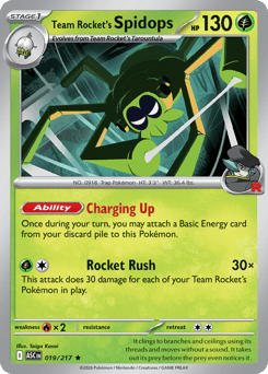 Team Rocket's Spidops - 19/217