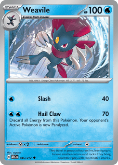 Weavile - 45/217